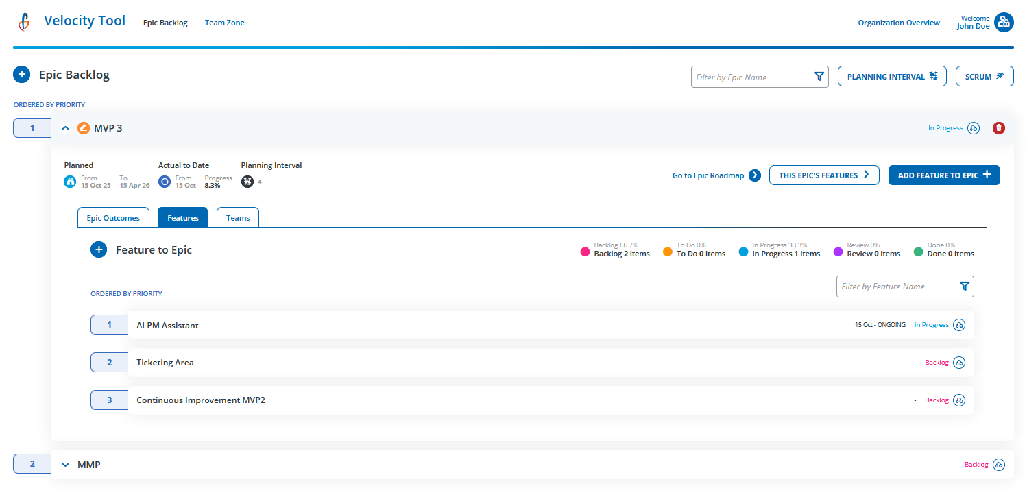 Velocity Tool - Real-time Financial Reporting