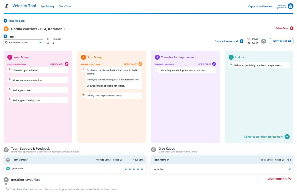 Velocity Tool - Fun Retro